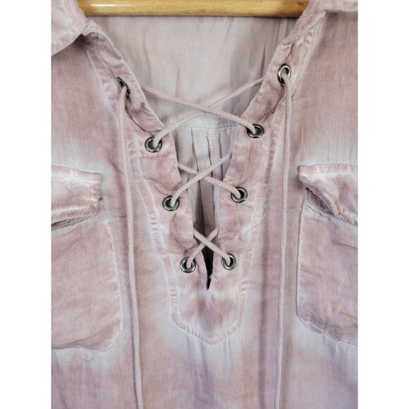 Easel Womens Long Sleeve Lace Top Size L - Picture 4 of 8